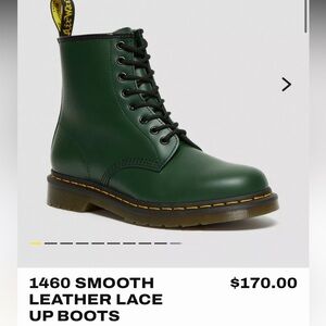 Dr Martens 1460 SMOOTH LEATHER LACE UP BOOTS